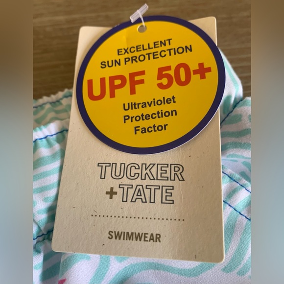 Tucker Tate Swim Trunks 
(2) Pair 
Sailboat Print 
Turtle Print - Picture 6 of 9